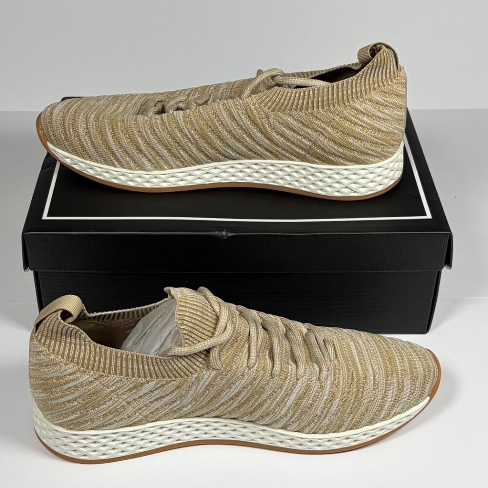 Urban Sport J/Slides Opy Sneakers Women’s 11 Sand Tan Knit Slip-On Athletic Shoe